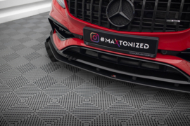 Maxton Design Street Pro Frontsplitter + Flaps Mercedes-Benz A 45 AMG Aero W176 Facelift