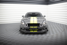 Maxton Design Street Pro Frontsplitter + Flaps Ford Mustang GT Mk6