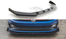 Maxton Design Street Pro Frontsplitter + Flaps Volkswagen Polo GTI Mk6