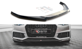 Maxton Design VOORSPLITTER V.4 AUDI S4 / A4 S-LINE B9 Gloss Black