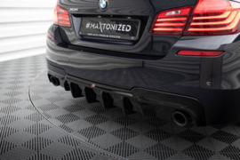 Maxton Design Achterspoiler V.2 BMW 5 M-Pack F10 / F11 (uitvoering met twee enkele uitlaten)