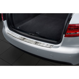 RVS Achterbumperprotector passend voor Audi A4 B8 Avant 2008-2012 excl. Allroad 'Ribs'