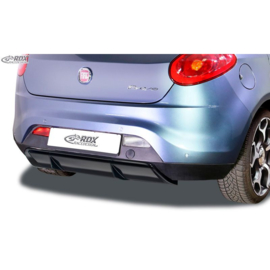 Achterskirt 'Diffusor' passend voor Fiat Bravo (198) 2007-2014 (ABS zwart glanzend)