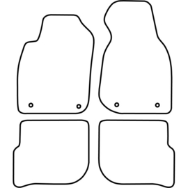 Automatten passend voor Audi A6 1999-2004