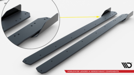 Maxton Design STREET PRO SIDESKIRTS DIFFUSERS + FLAPS AUDI RS3 SPORTBACK 8Y