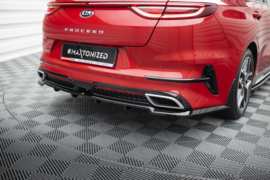 Maxton Design Achtersplitter (met verticale stangen) Kia ProCeed GT-Line Mk1