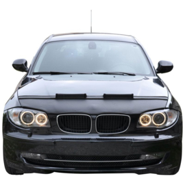 Motorkapsteenslaghoes passend voor BMW 1 serie E87 2004-2008 zwart