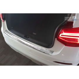 RVS Achterbumperprotector passend voor Audi Q2 2016-2020 'Ribs'