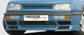 Voorspoiler Volkswagen Golf 3 Rieger Glans Zwart