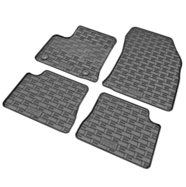 CIKCAR Rubber matten passend voor Jeep Avenger (Electric) 2023- & Fiat 600e 2023- & Alfa Romeo Junior (Electric) 2024- (4-delig + montagesysteem)