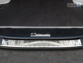 RVS Chroom Achterbumperprotector passend voor Volkswagen Crafter & MAN TGE 2017- 'Ribs'