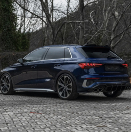 Oneway Complete bodykit passend voor Audi A3 8Y Sportback S3/S-Line 2020-2024 - Glanzend zwart