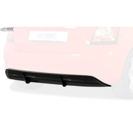 Achterskirt 'Diffusor' passend voor Skoda Fabia III HB (NJ) 2014- (ABS zwart glanzend)