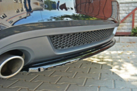 Maxton Design CENTRALE ACHTERSPLITTER AUDI A5 S-LINE 8T COUPÉ / SPORTBACK (ZONDER VERTICALE BALK) Gloss Black