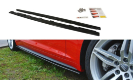 Maxton Design SIDESKIRTS DIFFUSERS AUDI S5 / A5 S-LINE F5 COUPÉ Gloss Black