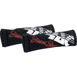 Simoni Racing Gordelhoezen Cut - Zwart - 2 stuks