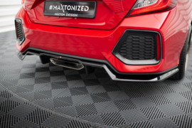 Maxton Design Achtersplitter (met verticale stangen) Honda Civic SI Mk10