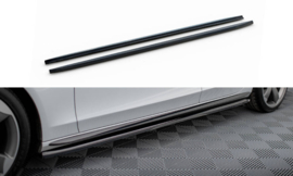 Maxton Design SIDESKIRTS DIFFUSERS V.3 AUDI A4 / A4 S-LINE / S4 B8 Gloss Black