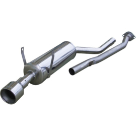 100% RVS Sportuitlaat passend voor BMW 3-Serie E36 318 iS 1992- 102mm