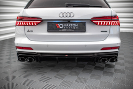 Maxton Design Achterspoiler + Uitlaat Eindstukken Imitatie Audi S6 / A6 S-Line C8