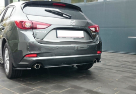 Maxton Design Achtersplitter Mazda 3 BN (Mk3) Facelift (met verticale spijlen)