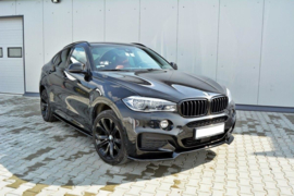 Maxton Design FRONTSPLITTER v.1 voor BMW X6 F16 MPACK