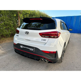 Dakspoiler (Spoiler Cap) passend voor Hyundai i30 III & N-Line 2017- (ABS Glanzend zwart)
