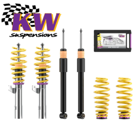 KW COILOVER SUSPENSION V2 INOX voor: Audi A1, Seat Ibiza Mk IV, Škoda Fabia III, VW Polo