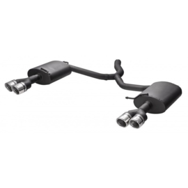 Dubbele Sportuitlaat passend voor Audi A4 8E/B7 Sedan/Avant 1.6i 75kW/1.8 T 120kW/2.0i 96kW/1.9TDI 85kW/2.0TDI 103kW 2005-2008 2x 70mm