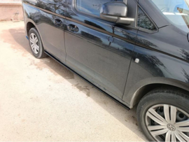 Set sideskirts passend voor Volkswagen Caddy V Box/MPV 2020- (ABS Glanzend zwart)