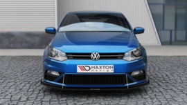 Maxton Design FRONT RACING SPLITTER (met vleugels) Volkswagen Polo GTI Mk5 Facelift
