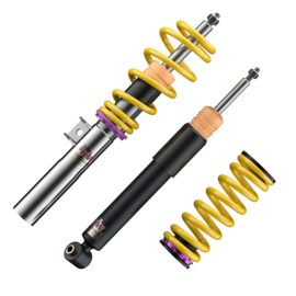 KW COILOVER SUSPENSION V1 INOX voor: Audi A1, Seat Ibiza Mk IV, Škoda Fabia III, VW Polo