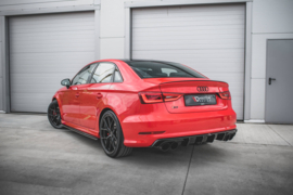 Maxton Design ACHTERPANEEL AUDI S3 SEDAN 8V Gloss Black