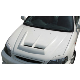 Chargespeed Motorkap passend voor Honda Civic EK 2/3/4-deurs 1996-2001 + Luchtinlaten (FRP)