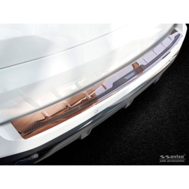RVS Achterbumperprotector 'Deluxe' passend voor BMW X5 G05 M-Pakket 2018- 'Performance' excl. M-Competition Koper/Koper Carbon