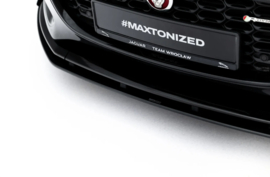 Maxton Design Street Pro Front Splitter + Flaps Jaguar F-Type X152 Facelift 2