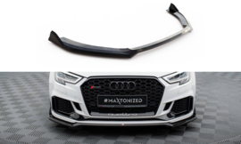 Maxton Design VOORSPLITTER V.4 AUDI RS3 SEDAN 8V FACELIFT Gloss Black