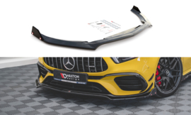 Maxton Design Frontsplitter V.3 + flappen Mercedes-AMG A 45 S Aero Pack W177