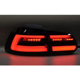 AutoStyle Set Golf 8-Look LED Achterlichten passend voor Volkswagen Golf VI 2008-2012 excl. Variant - Rood/Helder/Rookgrijs - incl. Dynamic Running Light