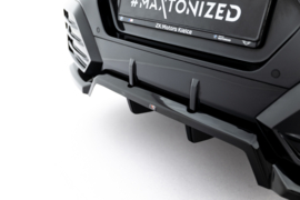 Maxton Design Achtersplitter (met verticale stangen) BMW X2 M-Pack / iX2 U10