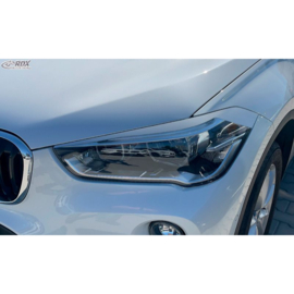 Koplampspoilers passend voor BMW X1 F48 2015-2019 (ABS)