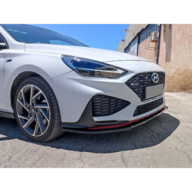 Voorspoiler passend voor Hyundai i30 III N/N-Line Hatchback/Fastback Facelift 2020- (ABS Glanzend zwart)