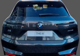 ABS Achterbumper beschermlijst passend voor BMW iX (I20) incl. 'M' Sport & 'M' 2022- Zwart