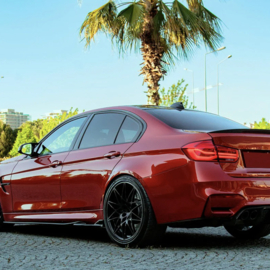 Oneway Set Sideskirts passend voor BMW M3 F80 2014-2018 - Glanzend zwart