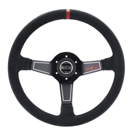 Sparco Universeel Sportstuur 'L575 Monza' - Zwart Suede - Diameter 350mm