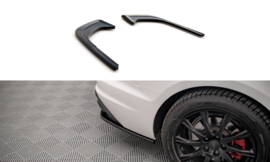 Maxton Design ZIJSPLITTERS ACHTER AUDI A4 B9 FACELIFT Gloss Black