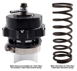 Simoni Racing Universele Blow-Off Valve Type 15 - Aansluiting 52mm , Lengte 105mm, Diameter 77mm - Zwart