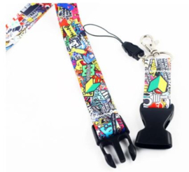 Graffiti Lanyard