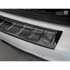Zwart-Chroom RVS Achterbumperprotector passend voor BMW X3 F25 2014-2017 'Ribs'
