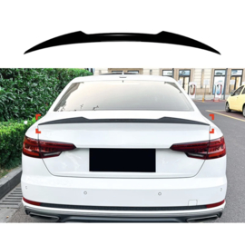 AutoStyle Achterspoiler passend voor Audi A4 (B9) Sedan 2015-2024 (ABS Glanzend zwart)